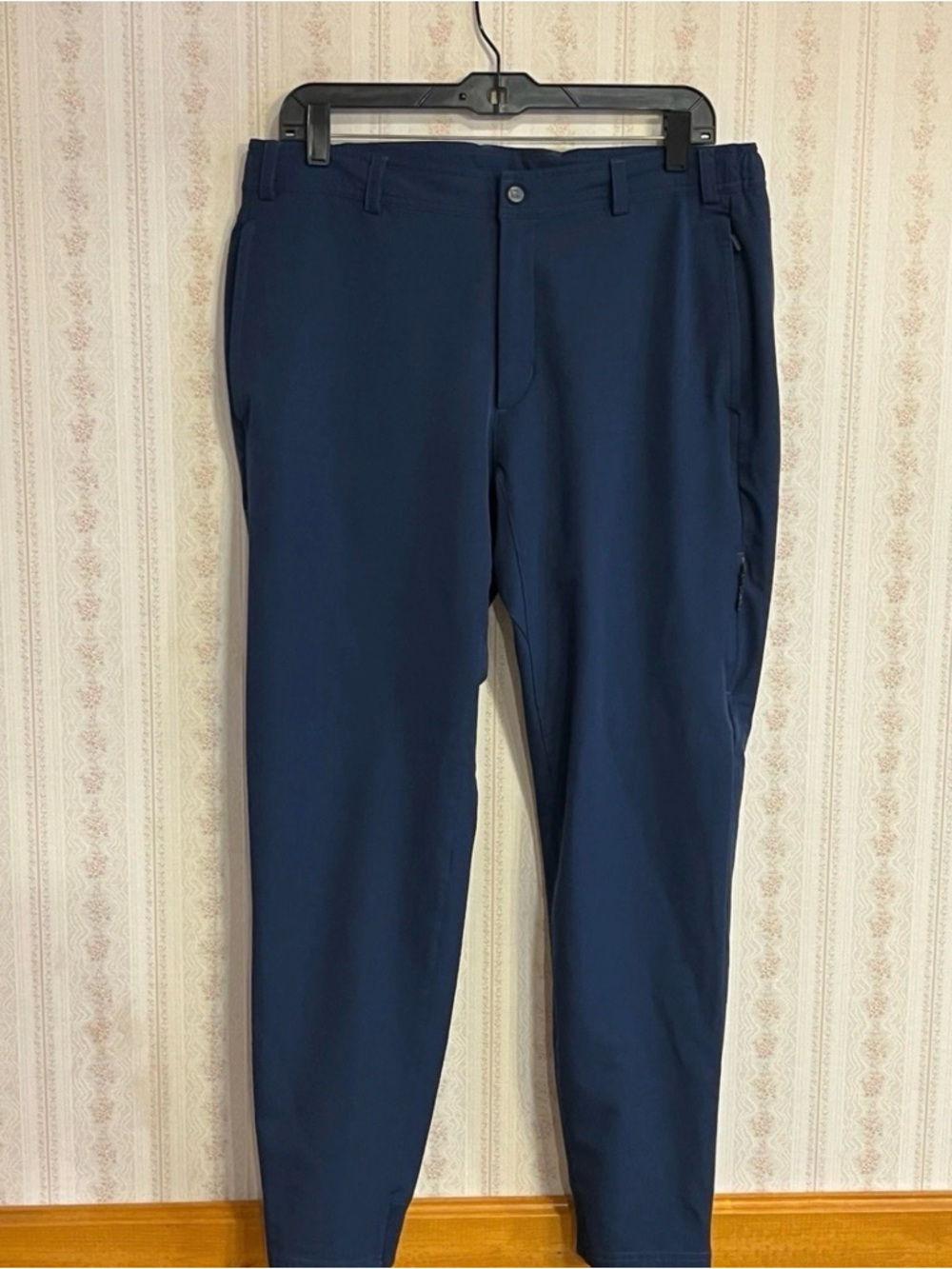 Men's Navy Stretch Travel Pants